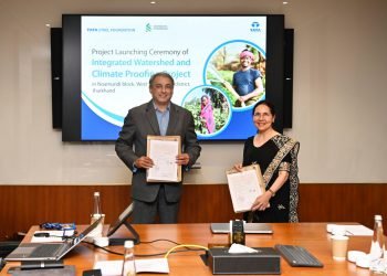 Tata Steel Foundation and Standard Chartered Bank collaborate on Integrated Watershed and Climate Proofing Project in Jharkhand